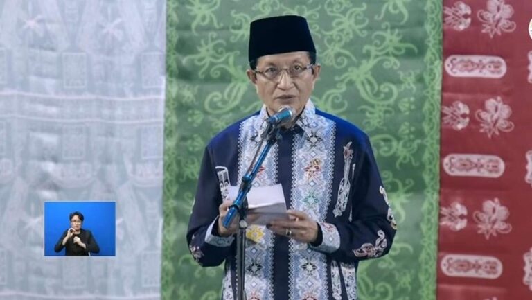 Menag Nasaruddin Umar Ajak Jemaat Natal Nasional 2025 Doakan Korban Bencana Sumatera