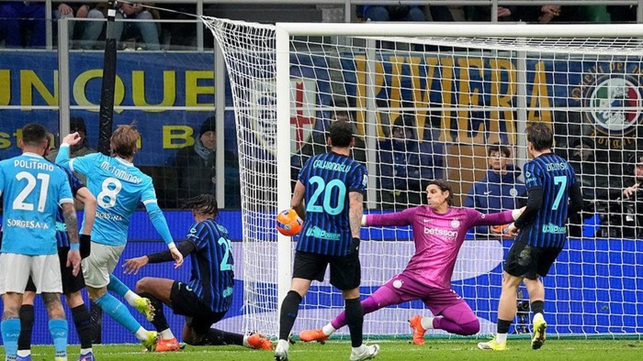 Dua Gol McTominay Gagalkan Kemenangan Inter, Napoli Tahan Imbang 2-2 di Giuseppe Meazza