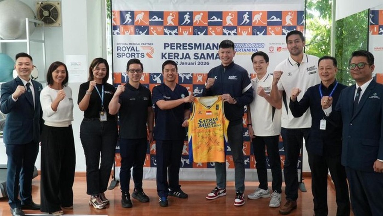 Satria Muda Jalin Kemitraan dengan Royal Sports Demi Jaga Kebugaran Pemain di IBL 2026